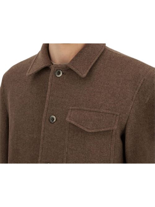 Giacca field da uomo in misto lana color visone HERNO | FI000138U33475R2700